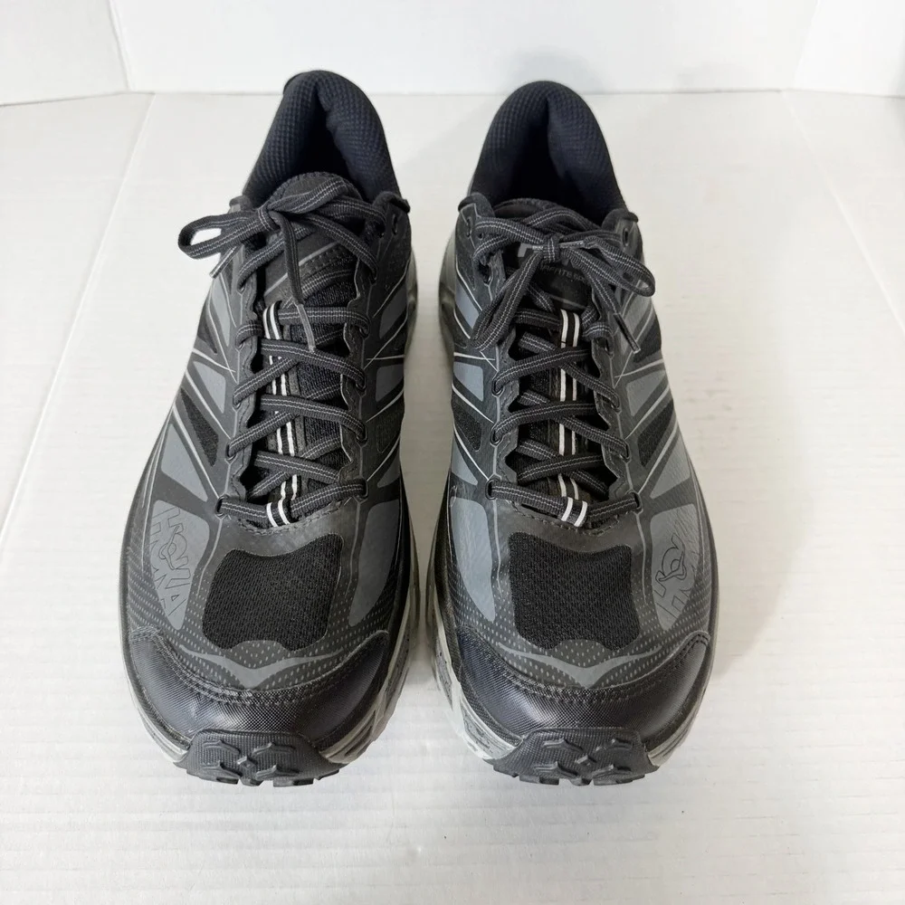 HOKA One One Mens Mafate Speed 2 Vibram Sole Black Castle Rock Sneaker Size 15‎